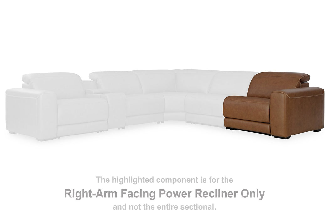 Magic Man Power Reclining Sectional with Console