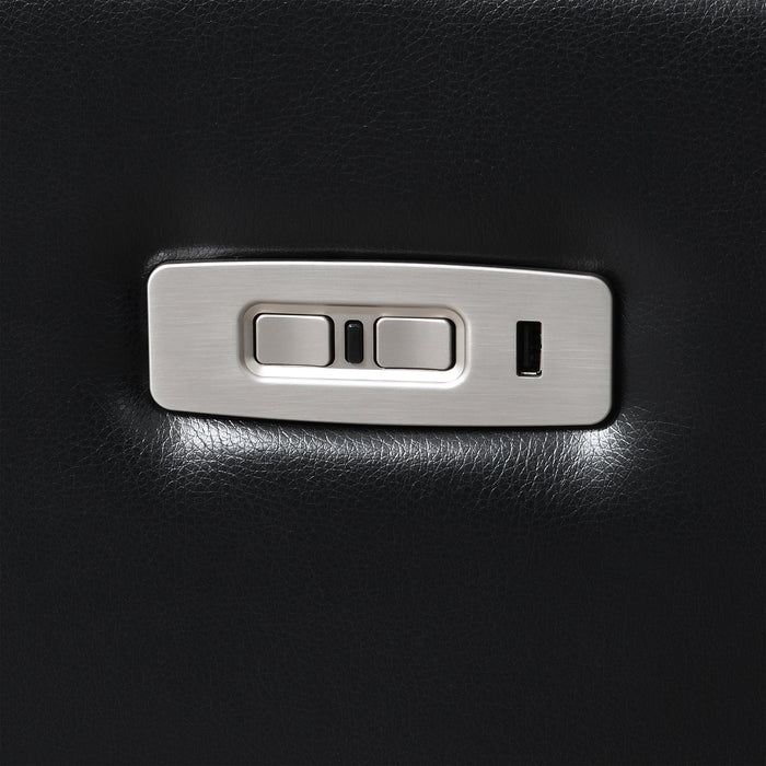 Orion Ii Sofa W/ Pwr Fr & Hr-Black