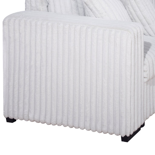 Bliss Laf Loveseat With Corner-Mist Gray