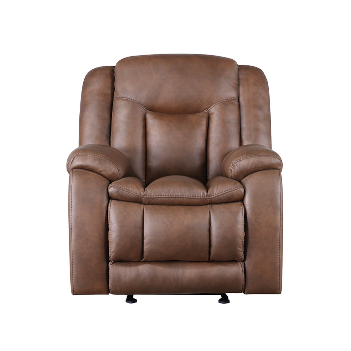 Morello Glider Recliner W/Pwr Fr- Brown