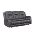 Morello Sofa W/Dual Recliner- Gray