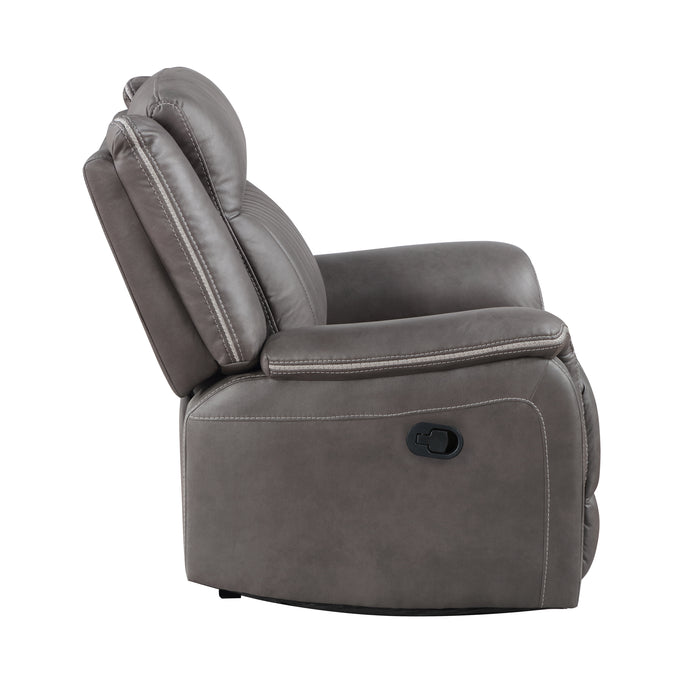 Enzo Glider Recliner- Gray