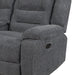 Redondo Raf Console Loveseat W/1 Recliner Pwr Fr-Dk Gray