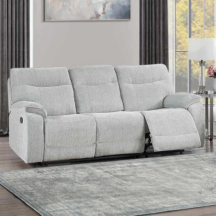 Chablis Reclining Sofa-Mist Gray