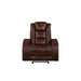 Chester Glider Recliner-Brown