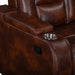 Chester Glider Recliner-Brown