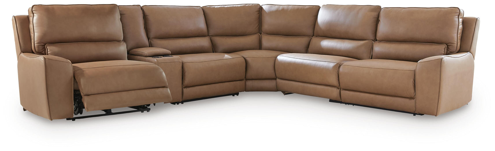 DeepWakes Reclining Sectional with Storage Console