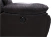 Nikko Console Loveseat W/Pwr Fr-Brown