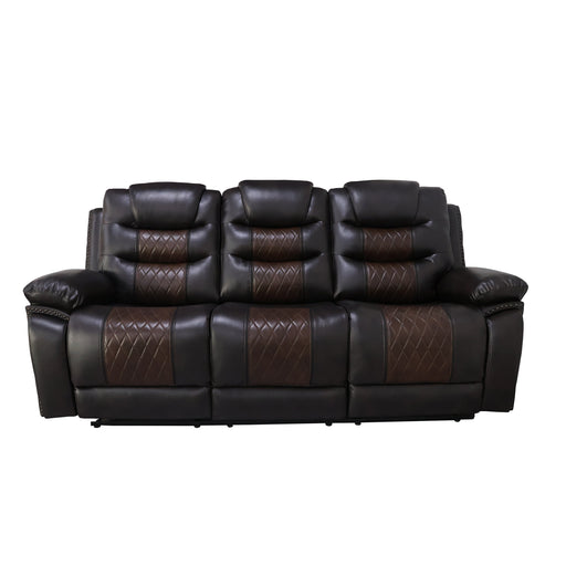 Nikko Sofa W/Pwr Fr-Brown