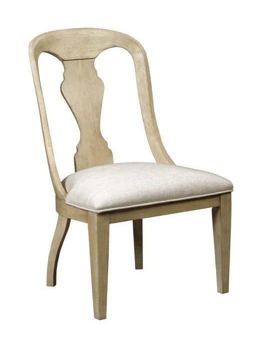 American Drew Litchfield Whitby Upholstered Side Chair (Set of 2) in Driftwood