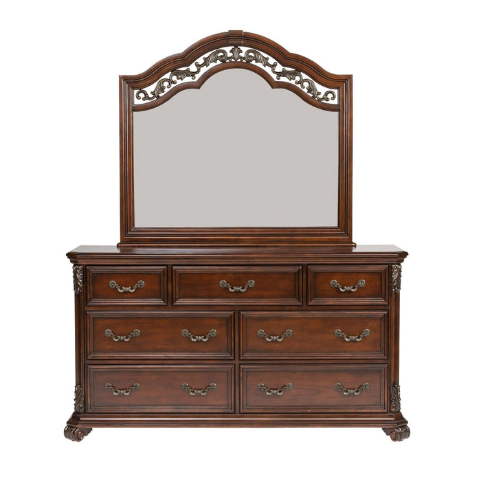 Messina Estates Poster Bed, Dresser & Mirror, Night Stand image