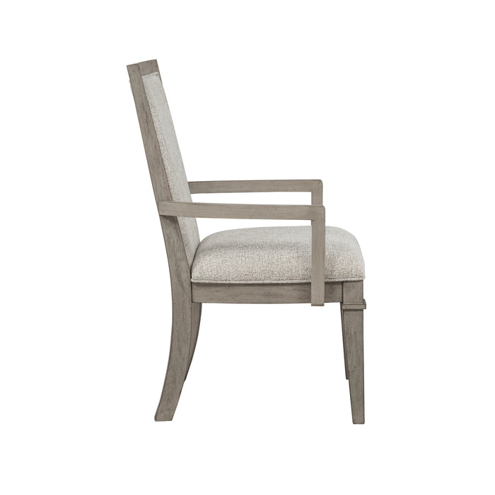Mariana Upholstered Arm Chair (2 Per Carton)-Vintage Creme