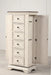 Anastasia Lingerie Swivel Chest W/Mirror-Ant. White
