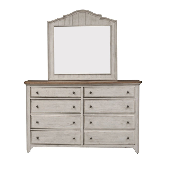 Farmhouse Reimagined Poster Bed, Dresser & Mirror image