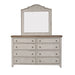 Farmhouse Reimagined Mirror in Antique White image