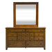 Grandpas Cabin King California Sleigh Bed, Dresser & Mirror, Chest image