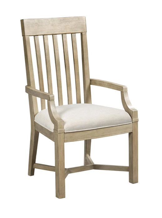 American Drew Litchfield James Arm Chair (Set of 2) in Driftwood