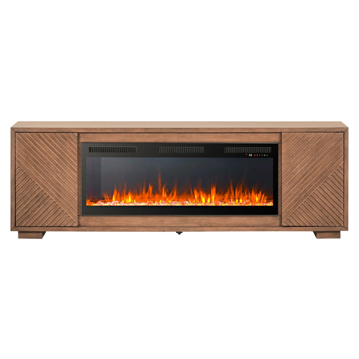 Fireplace TV Consoles 214 84 Inch Console w/ Fire FTS