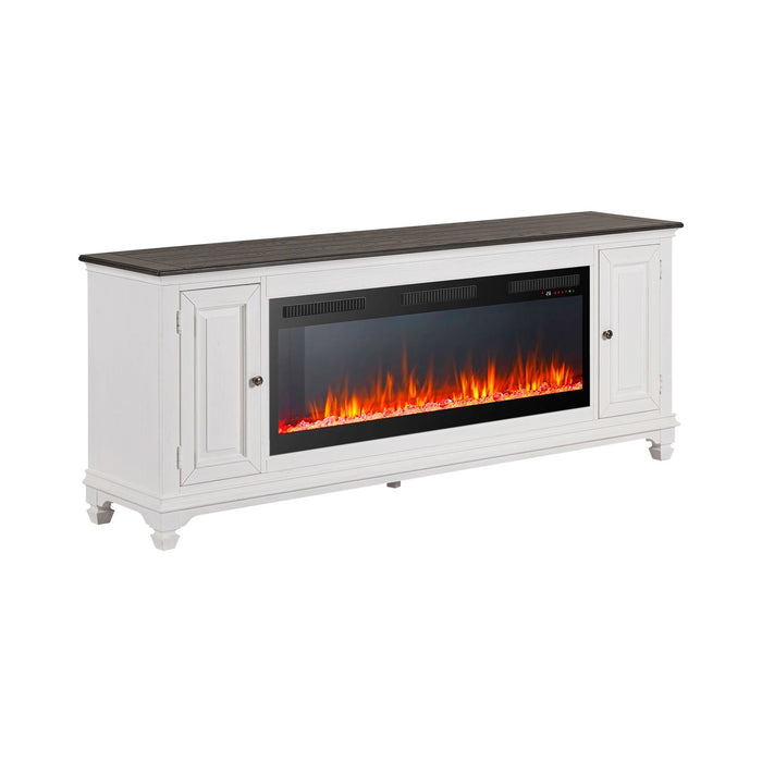 Fireplace TV Consoles 417 80 Inch Console w/ Fire FTS