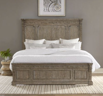 Liberty Furniture Town & Country Queen Panel Bed in Dusty Taupe image