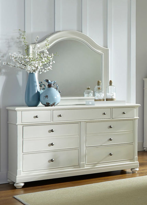 Liberty Furniture Harbor View II 7 Drawer Dresser in Linen through 9/15